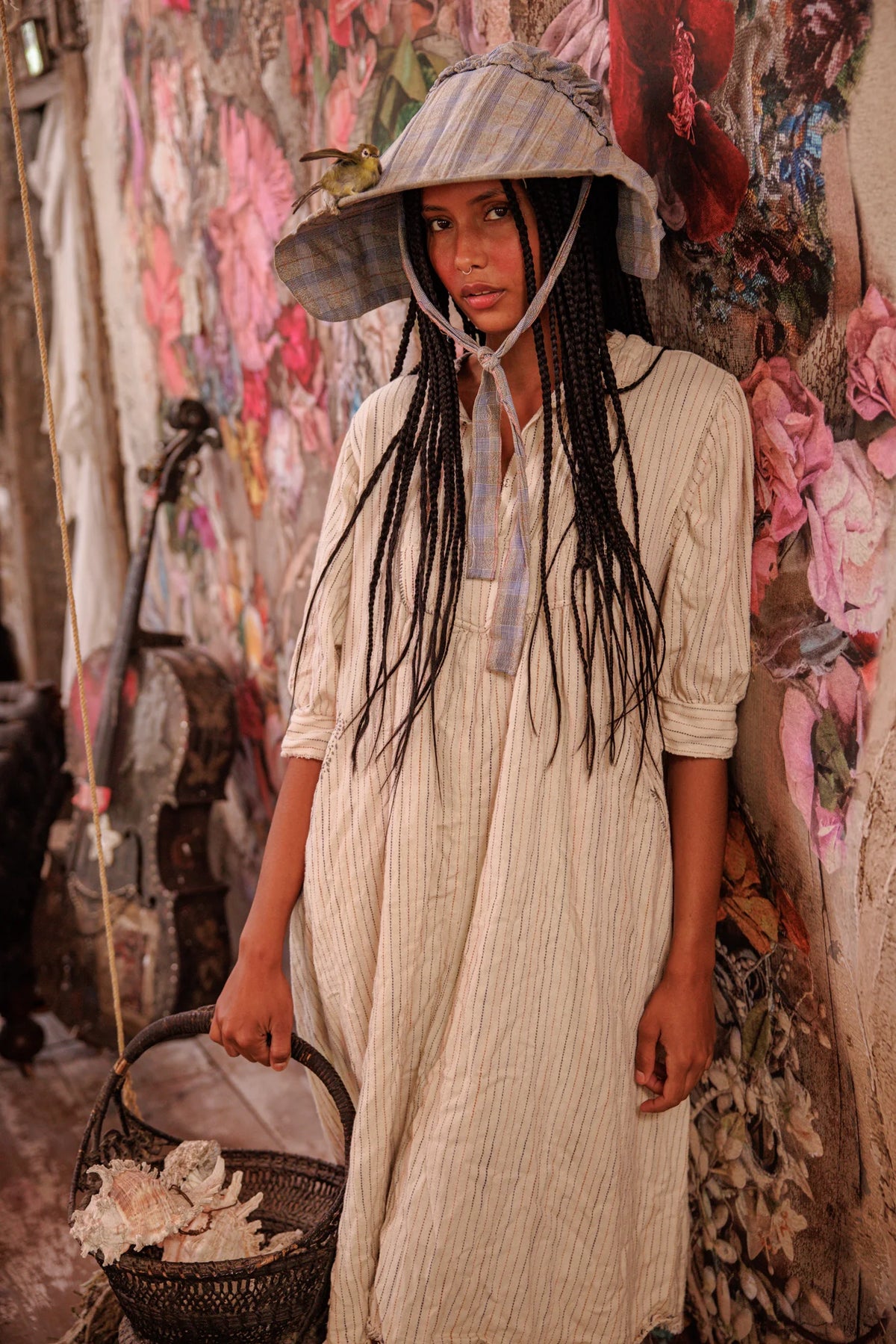 Woven Bibby Dress