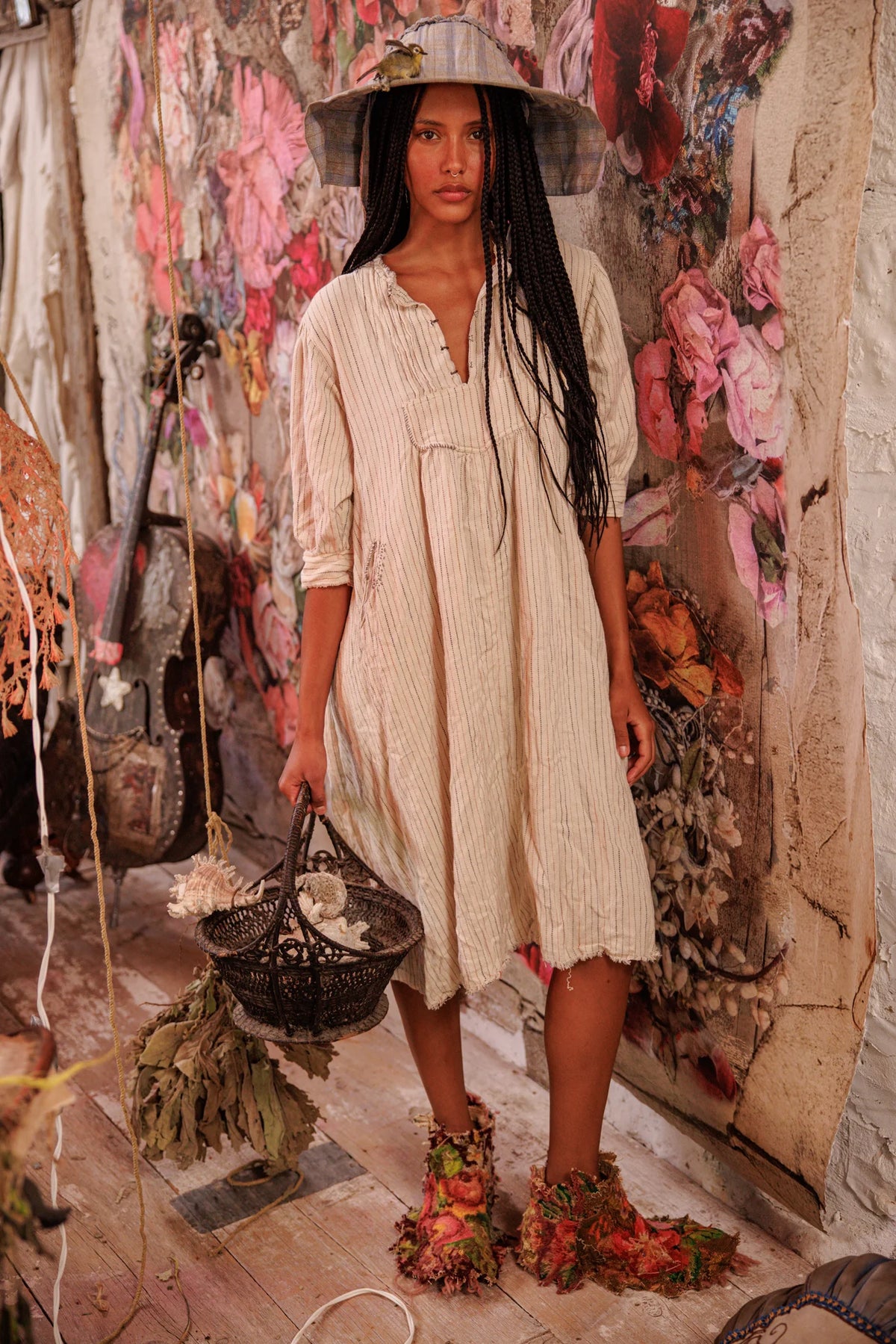 Woven Bibby Dress