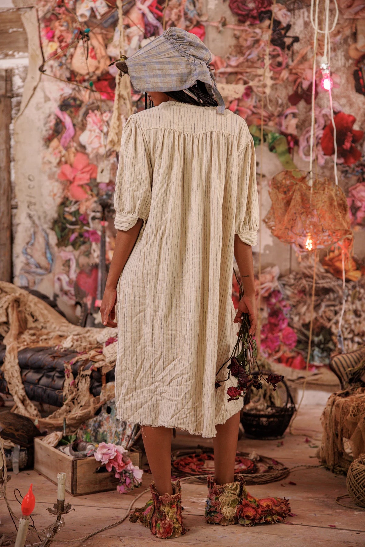 Woven Bibby Dress