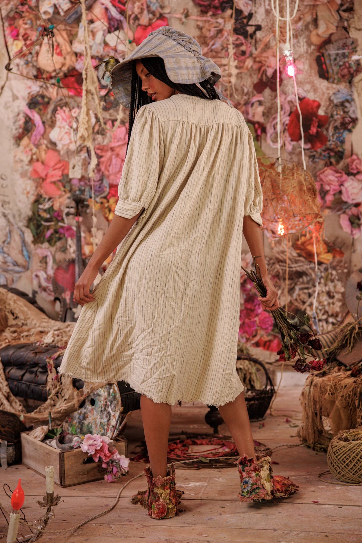 Woven Bibby Dress