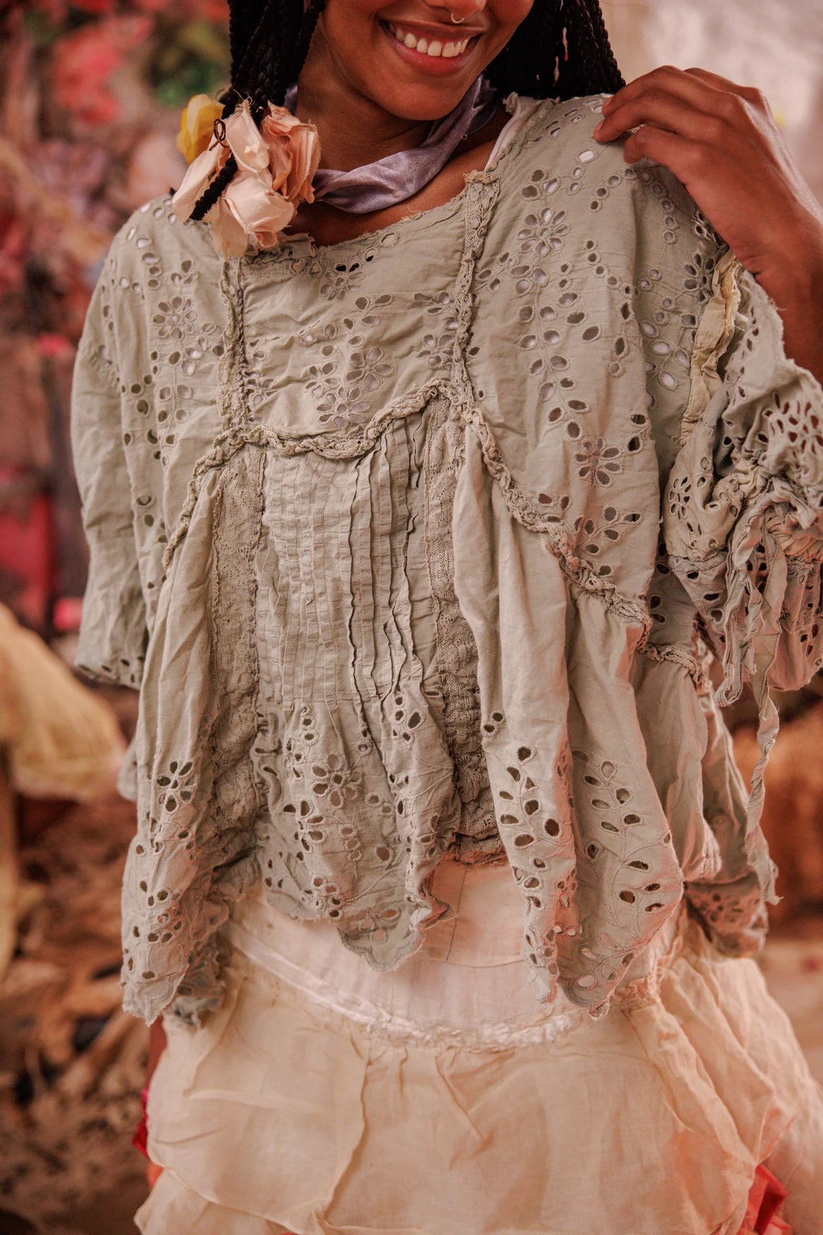Eyelet Alian Blouse