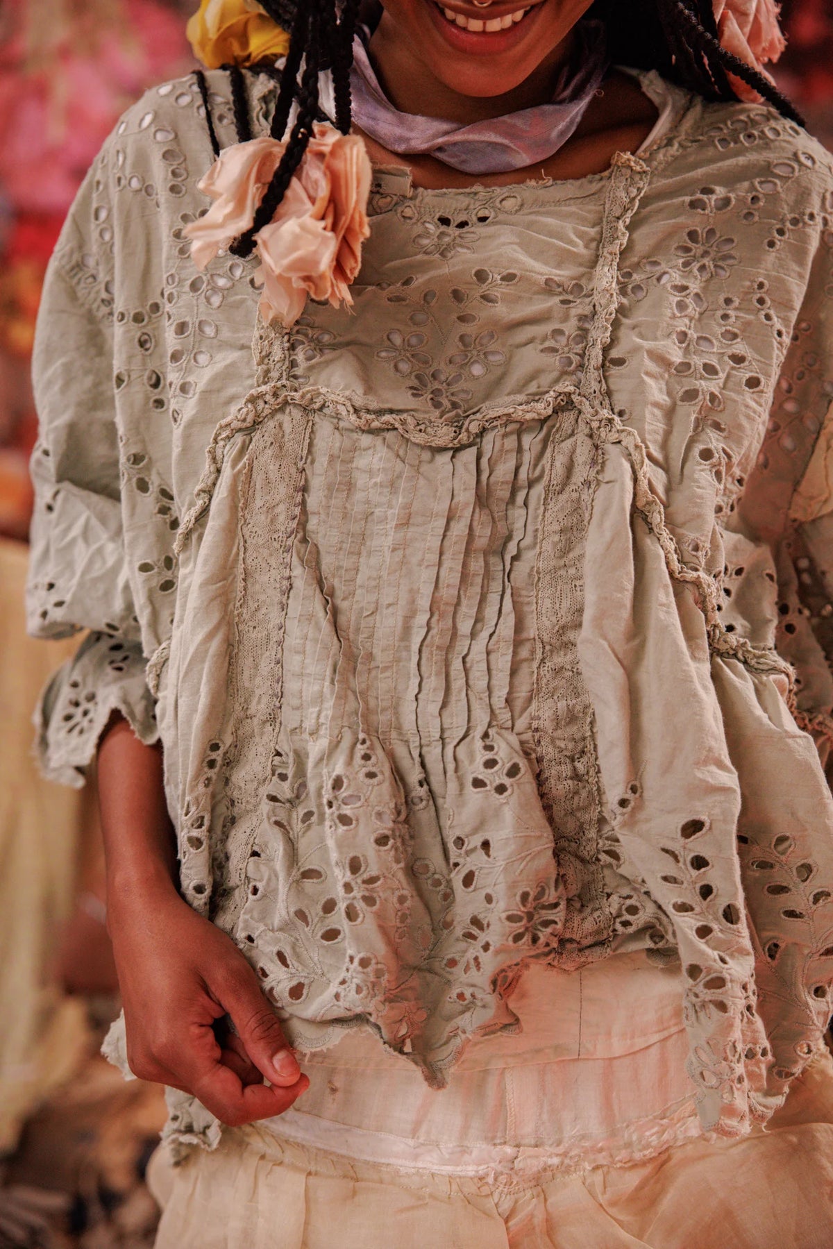 Eyelet Alian Blouse
