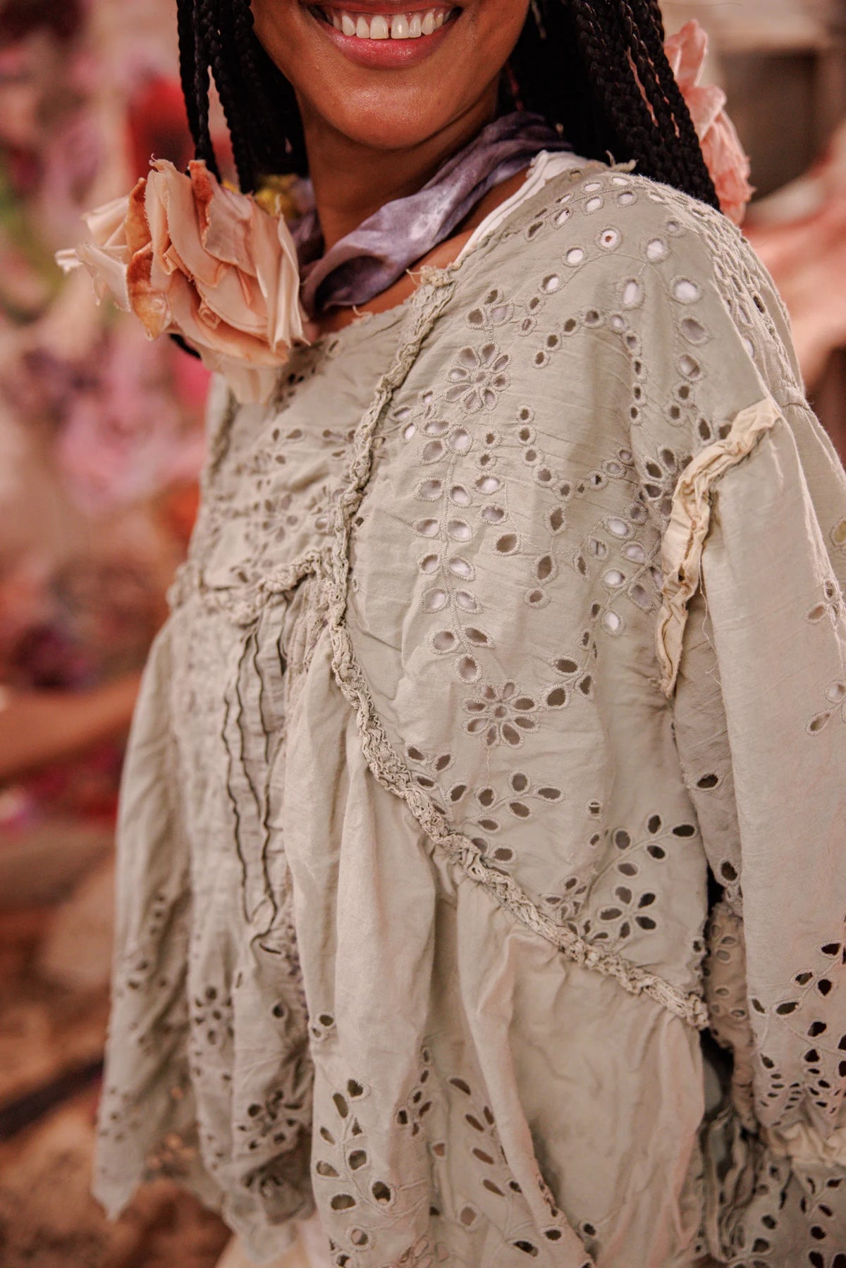 Eyelet Alian Blouse