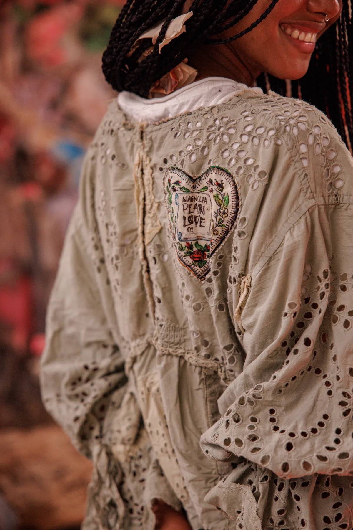 Eyelet Alian Blouse