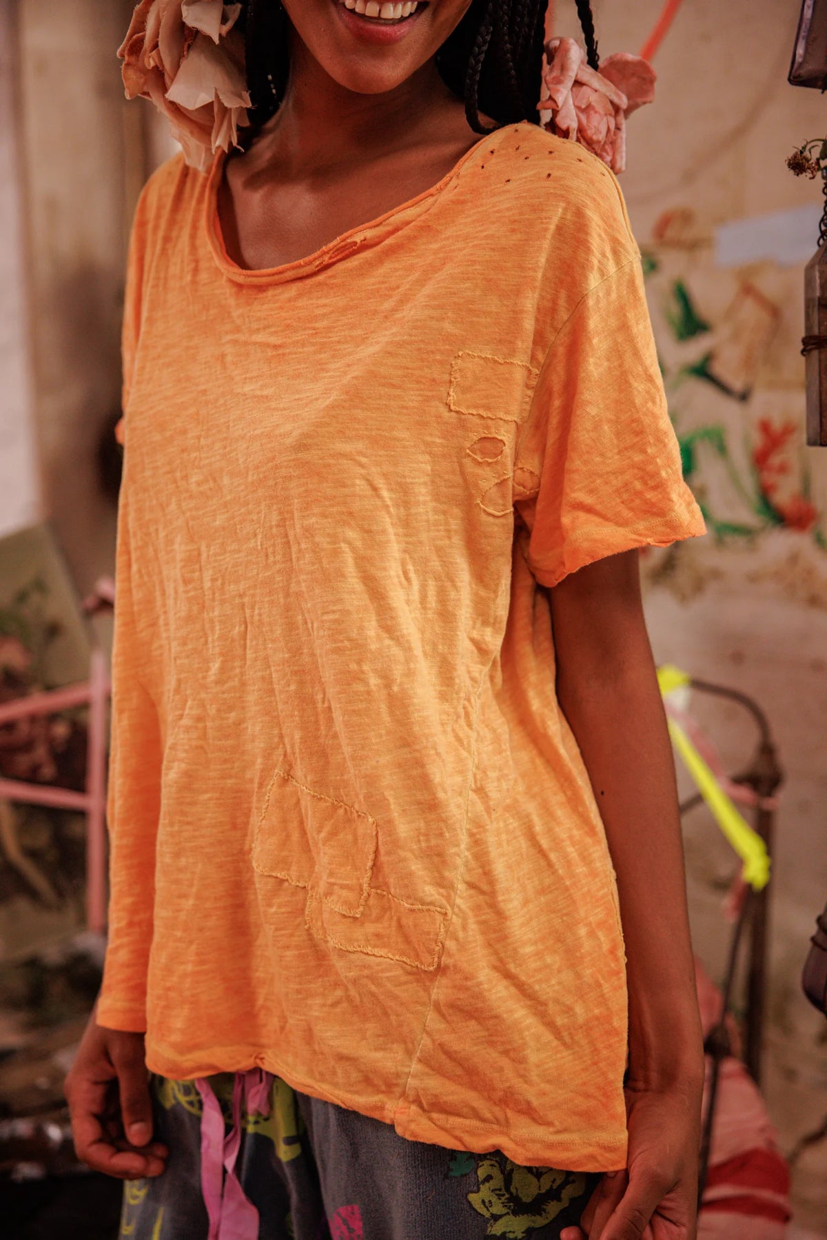 Patched Boyfriend Tee