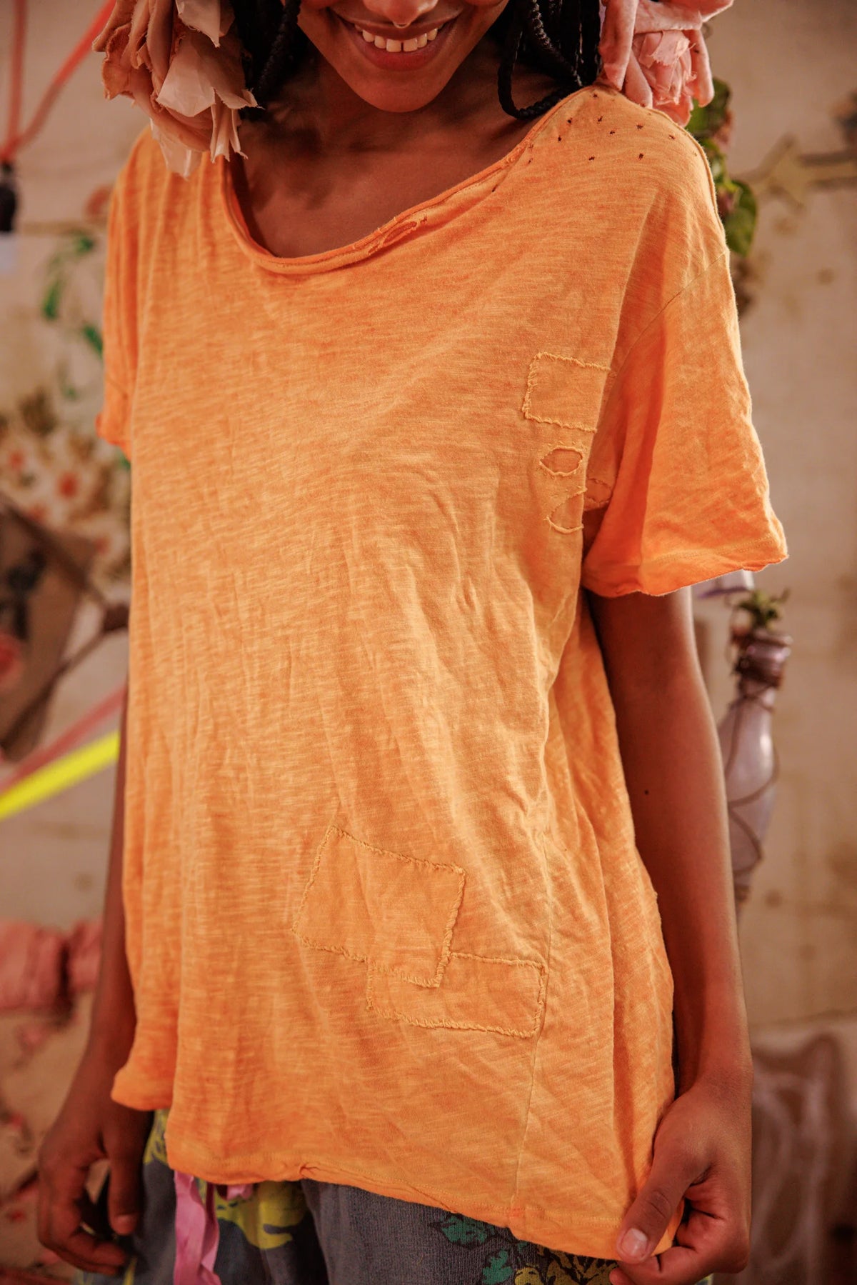 Patched Boyfriend Tee