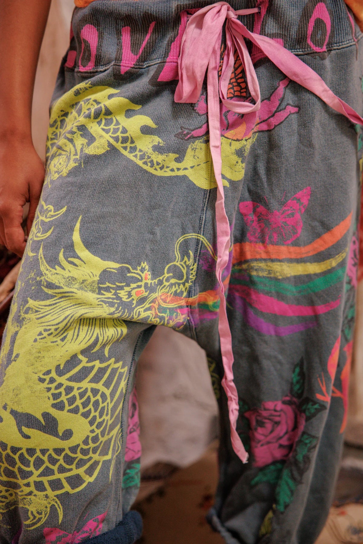 Puff Puff Rainbow Cali Sweat Shorts