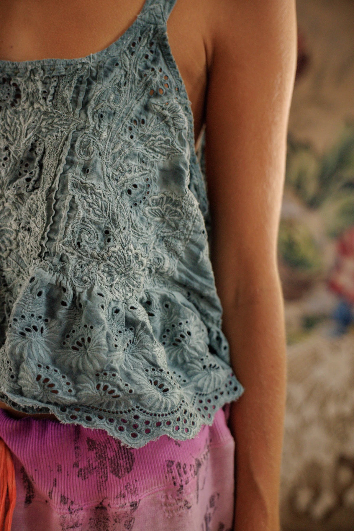 Eyelet Leola Cami
