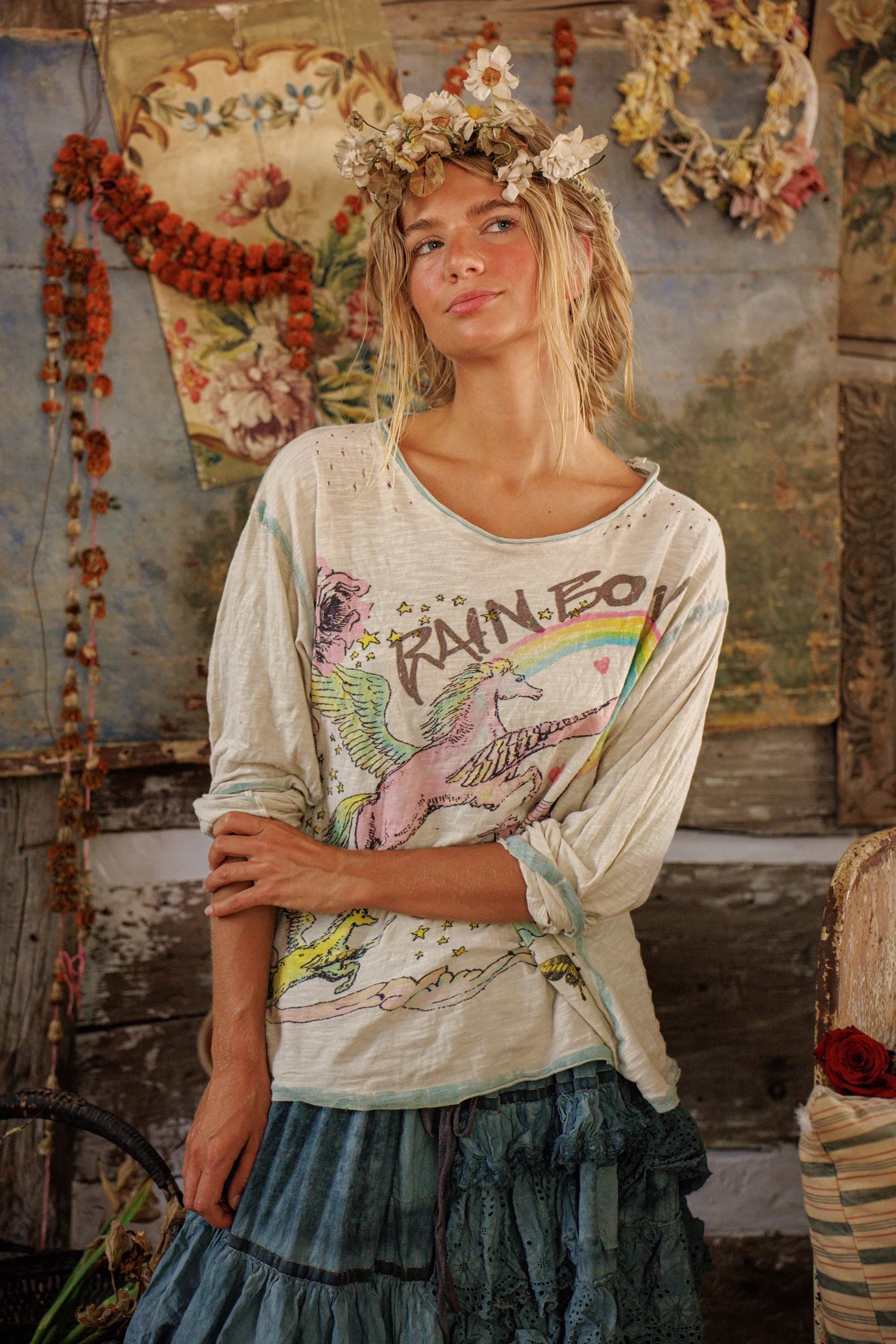 Rainbow Pegasus Viggo Tee