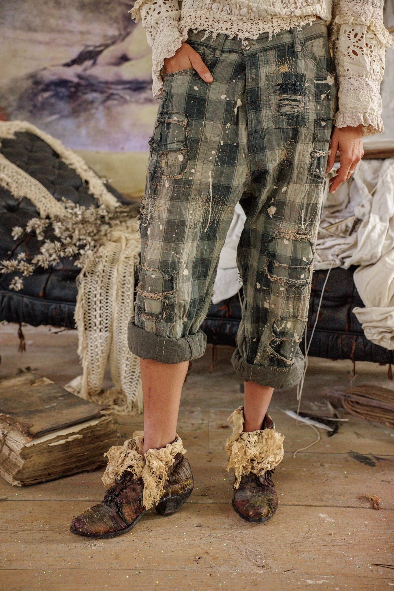 Patchwork Miner Pants