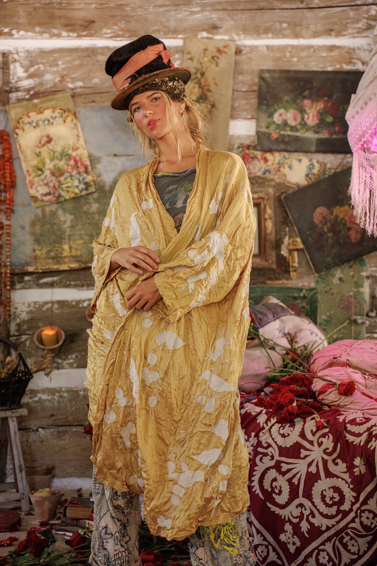 Bird Vijji Kimono