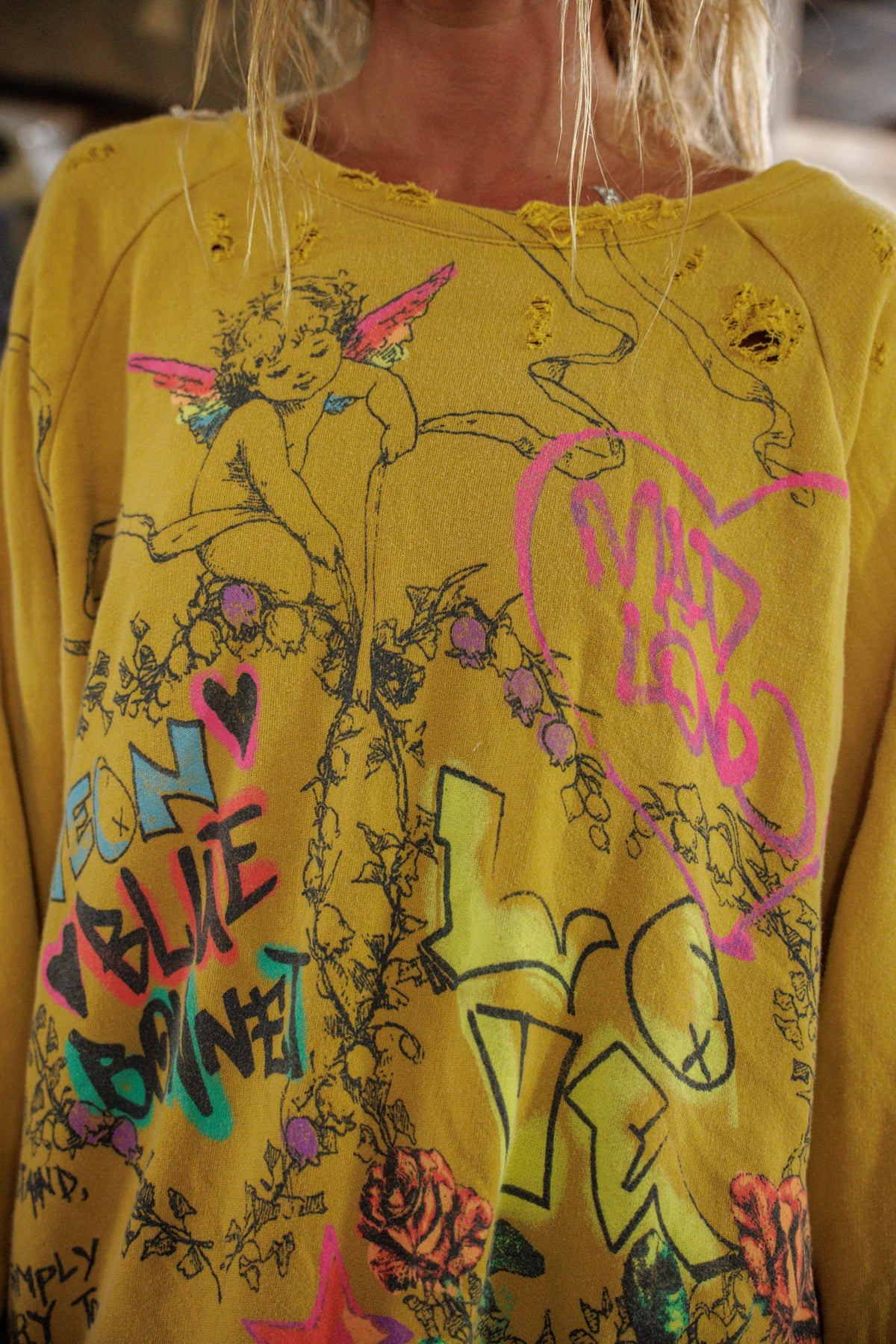Neon Bluebonnet Richi Sweatshirt